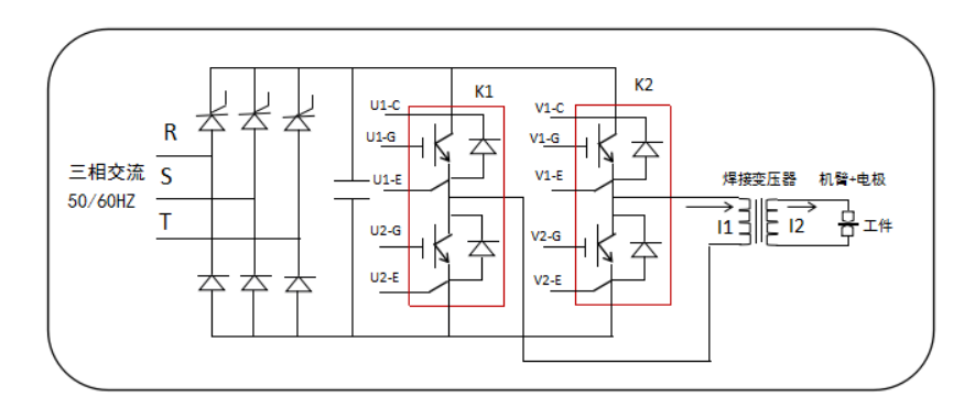 中频点焊机控制器电路图 中频点焊机控制器电路图